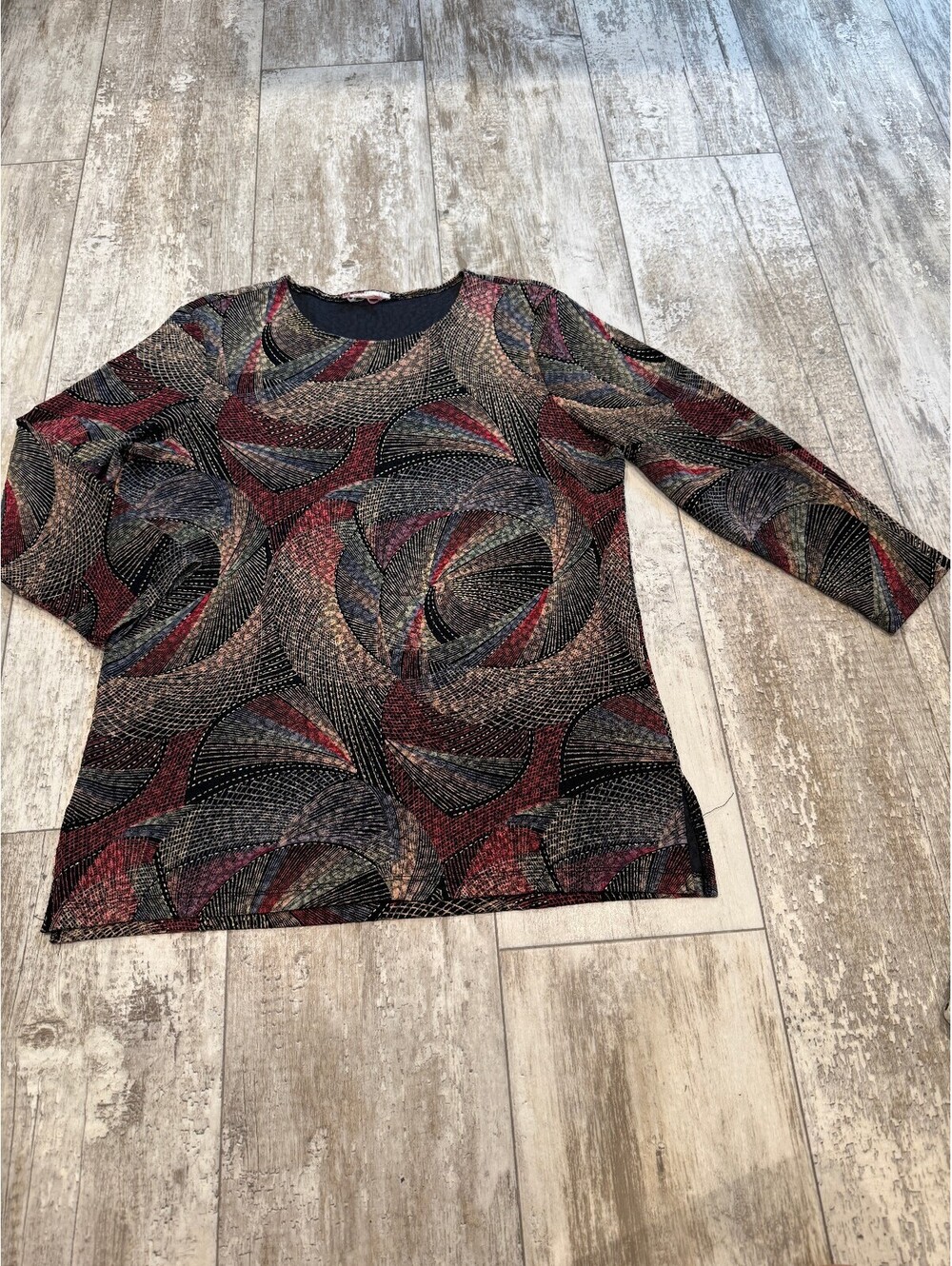 Unbranded Abstract Mesh Top Whimsigoth Y2K Art Teacher